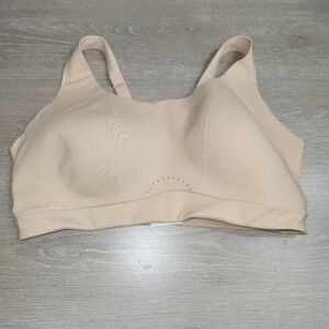 Champion Sports Bra Racerback Wireless,Adjustable Straps Mesh Back,2XL D/DD Nude